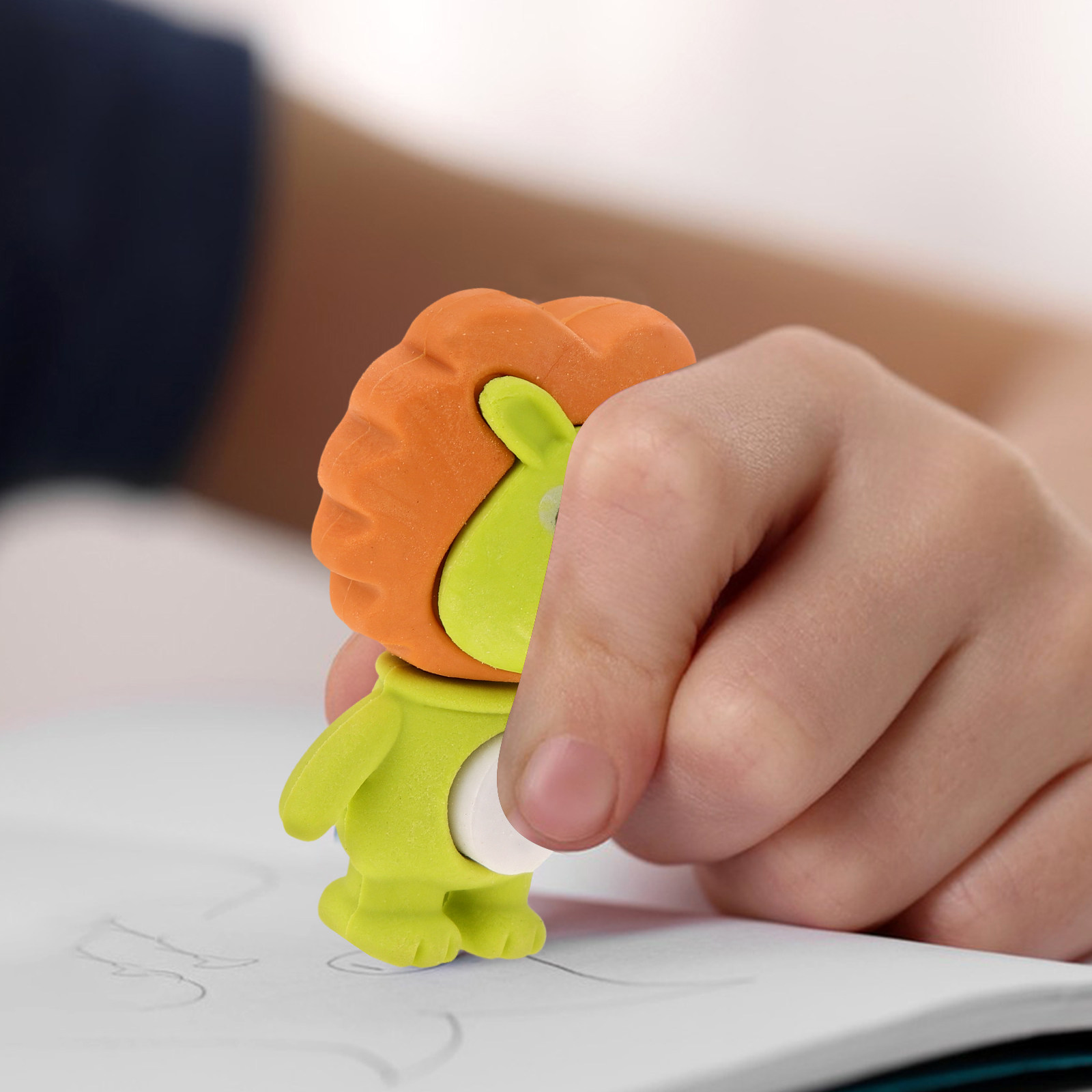 Lion Stationery & Office Supply(Kunshan)Co.Ltd - 18Pcs Lion Erasers Cute Cartoon 3D