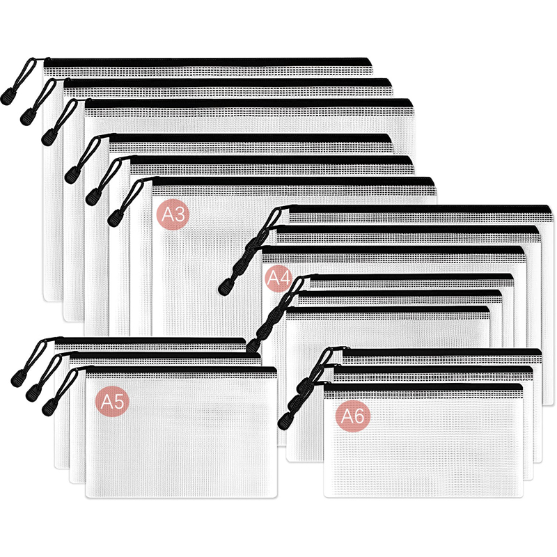 Mesh Zipper Storage Bag Docume - đánh giá và giá Portfolio Folder Zip