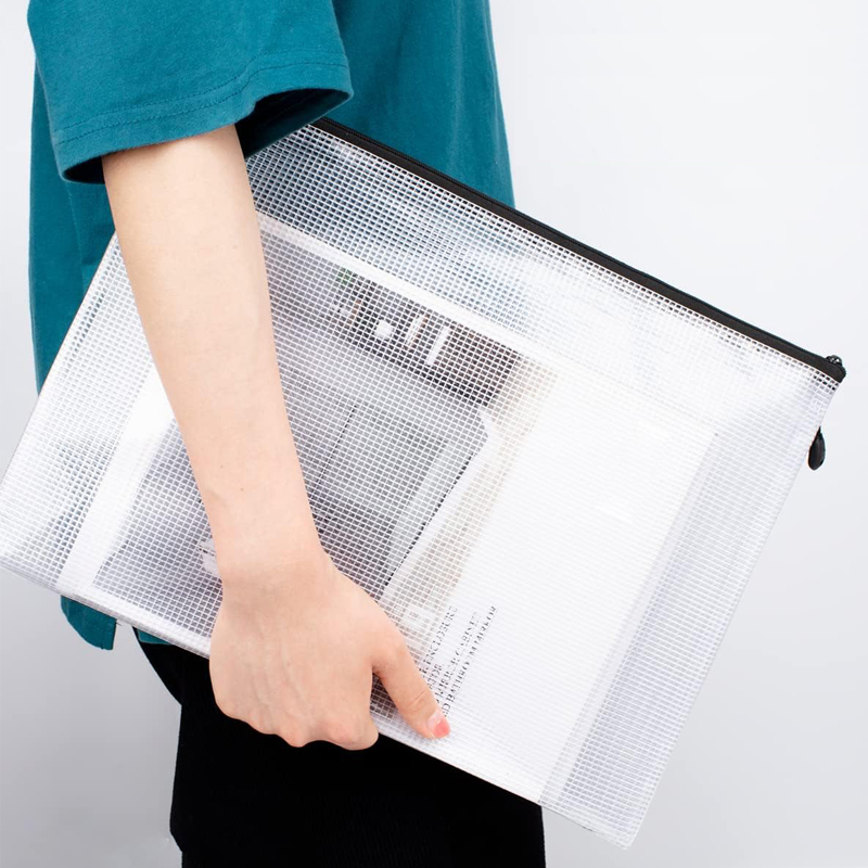 Mesh Zipper Storage Bag Docume - đánh giá và giá Portfolio Folder Zip