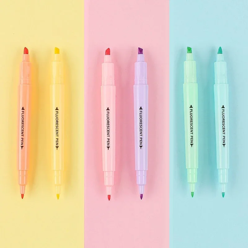 STONEGO 6PCS Dual Tip Highligh - đánh giá và giá Highlighter Set Pastel