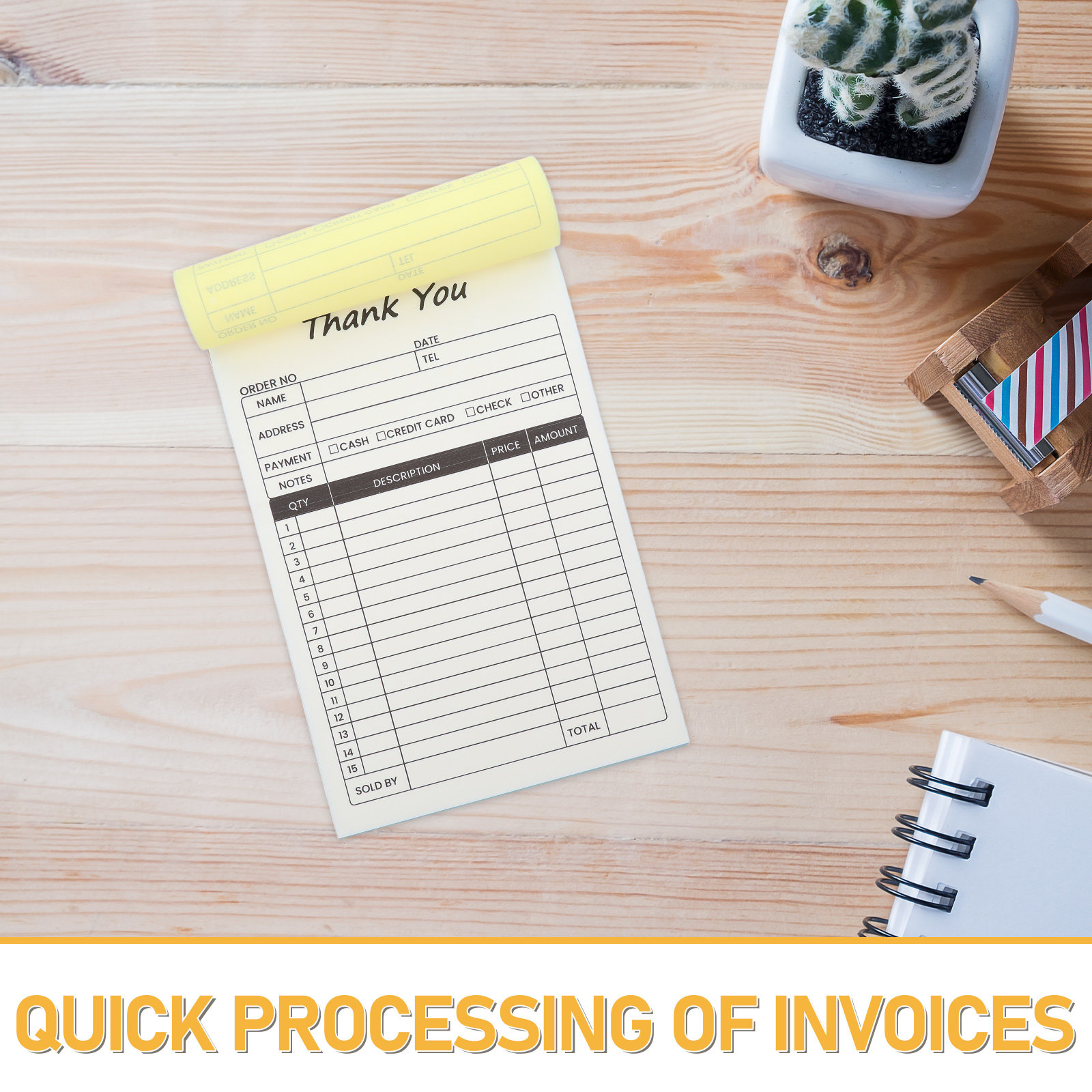 2Pcs Order Invoice Receipt Boo - đánh giá và giá Carbon Copy Book