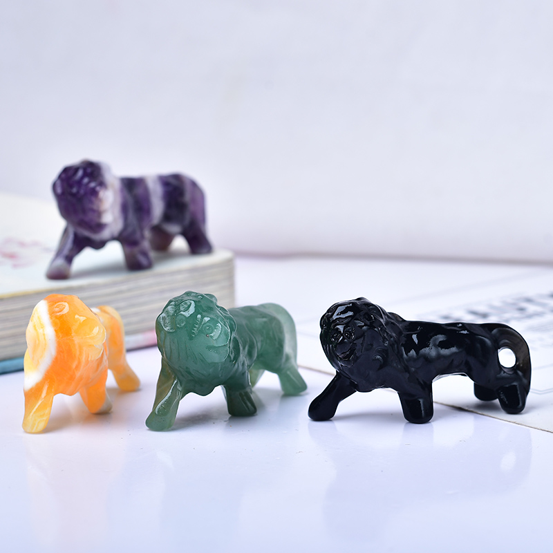 Natural Crystal Obsidian Lion. - đánh giá và giá Lion Stationery & Office Supply(Kunshan)Co.Ltd