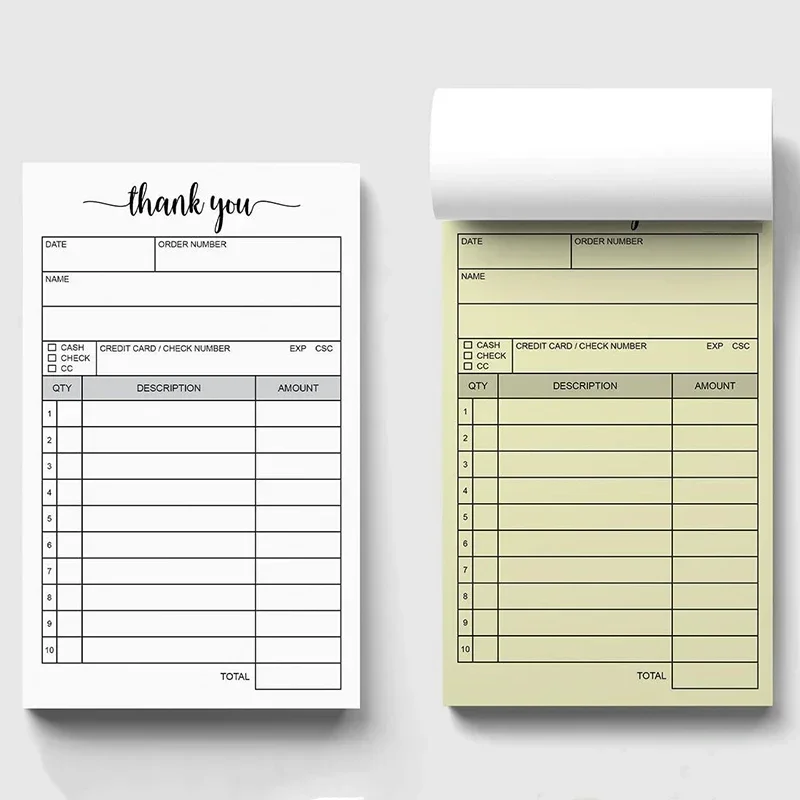 Business Sales Invoice Receipt - đánh giá và giá Carbon Copy Book