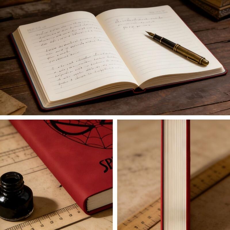Spiderman A5 Pu Leather Notebo - đánh giá và giá Journal Leather Hardcover