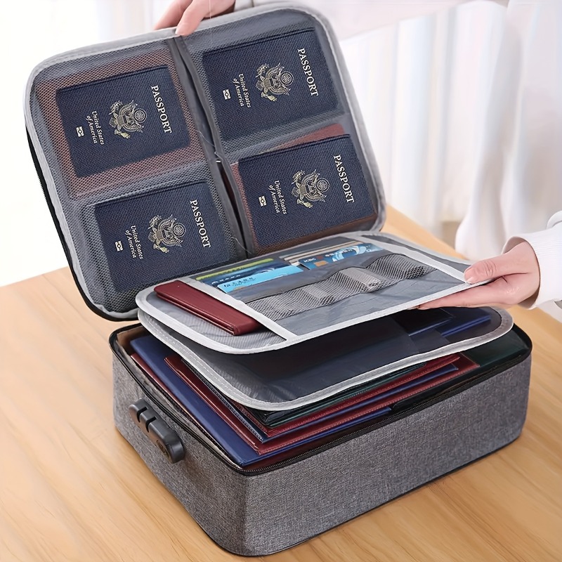 Lockable File Storage Bag,3-La - đánh giá và giá Portfolio Folder Zip