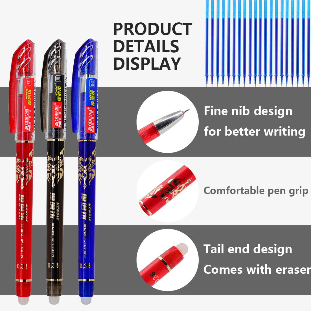 12pcs/set Creative Erasable Ge - đánh giá và giá Gel Ink Pen Set