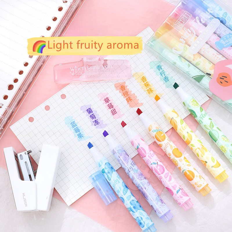 Creative Fruit Scented Highlig - đánh giá và giá Highlighter Set Pastel