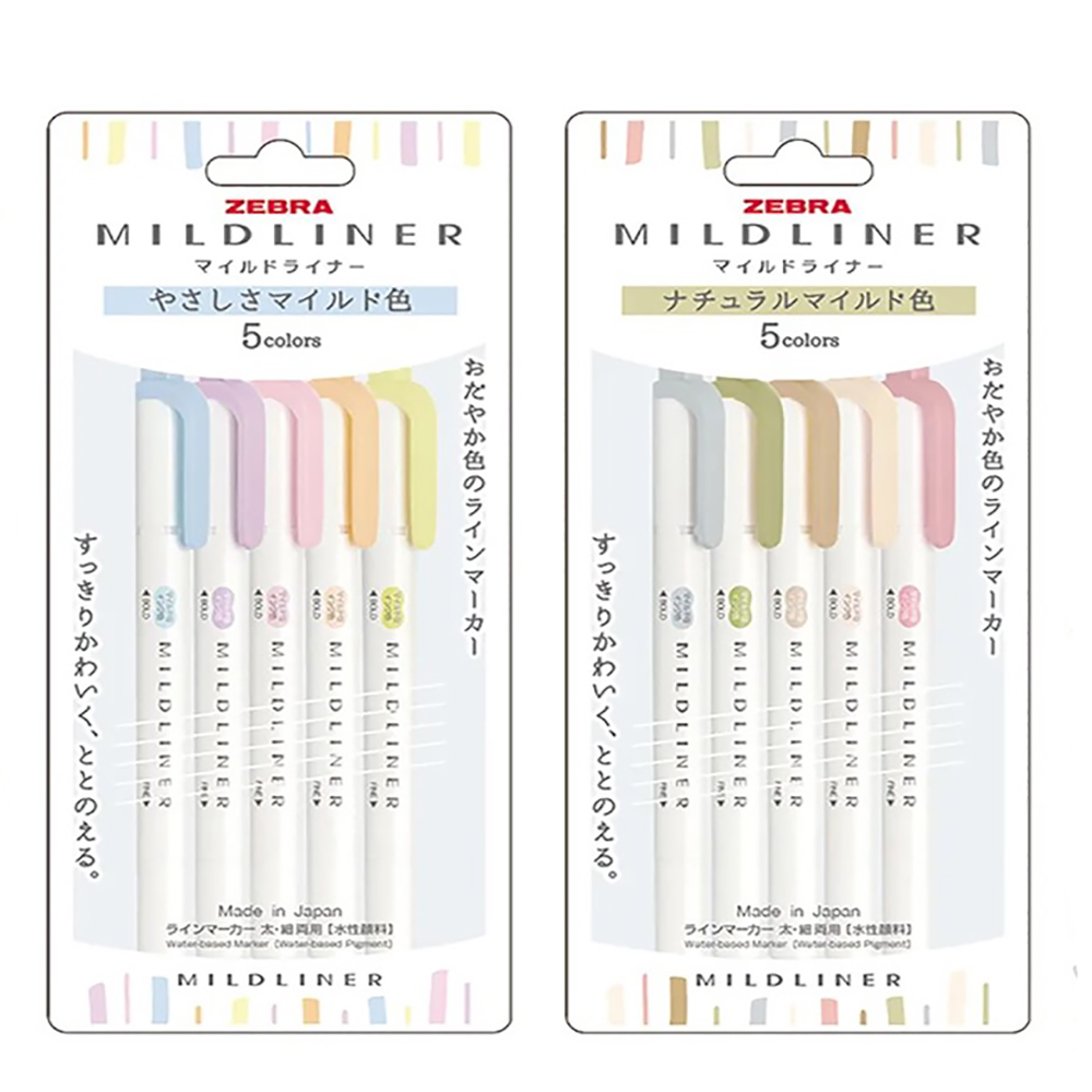 Japan ZEBRA Highlighters Pen s - đánh giá và giá Highlighter Set Pastel