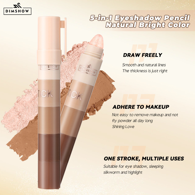 5-in-1 Lazy Eyeshadow Pen High - đánh giá và giá Highlighter Set Pastel