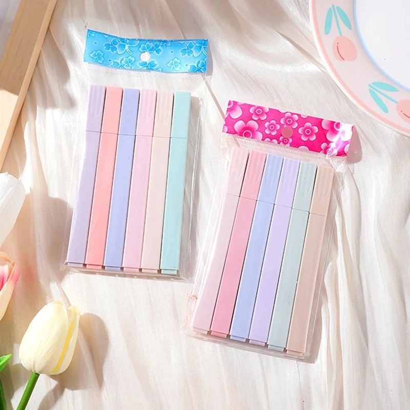 6pcs/set Pastel Color Highligh - đánh giá và giá Highlighter Set Pastel