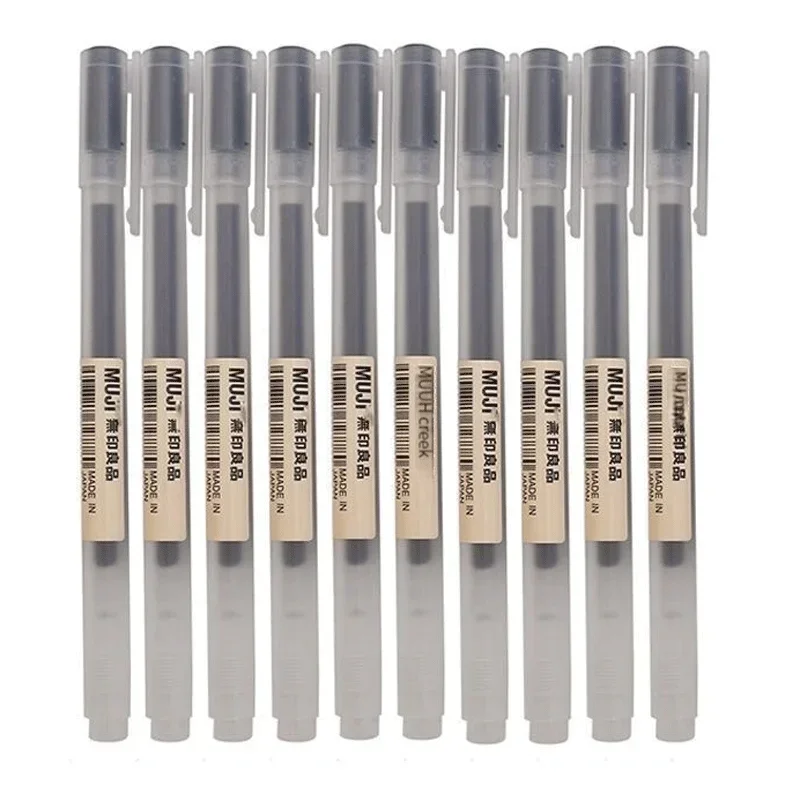 6/8Pcs/Set MUJIs Gel Pen Black - đánh giá và giá Gel Ink Pen Set