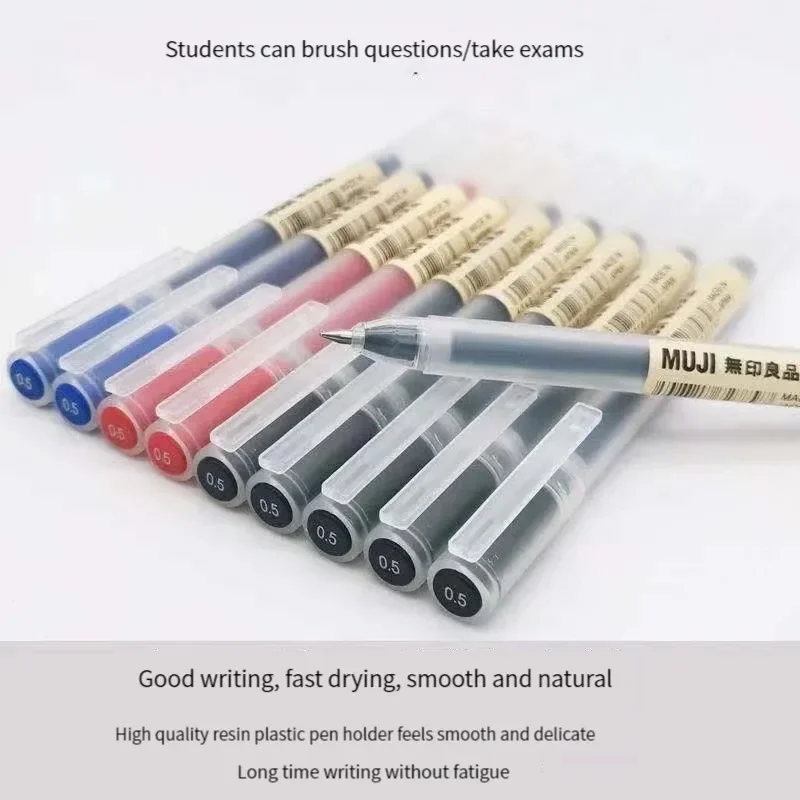 6/8Pcs/Set MUJIs Gel Pen Black - đánh giá và giá Gel Ink Pen Set