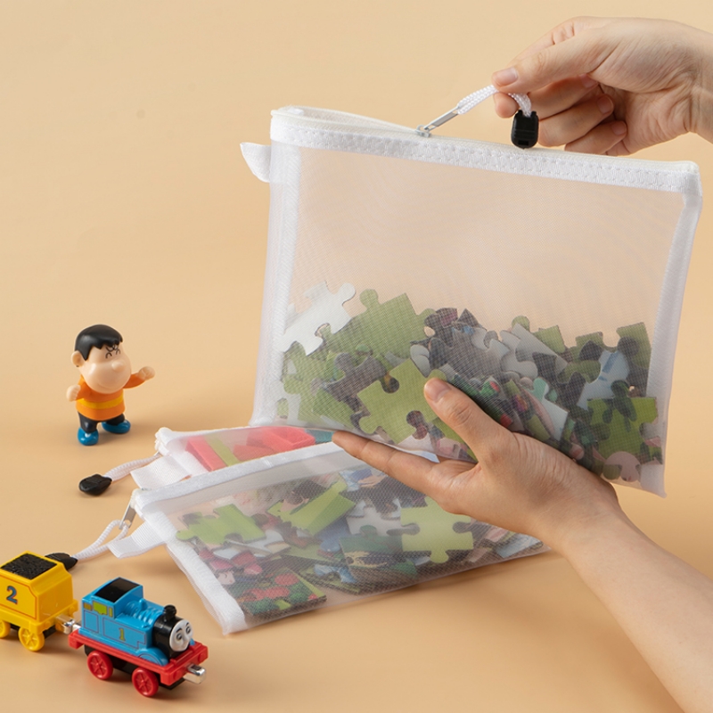 1-30 PCS Mesh Zipper File Bag  - đánh giá và giá Portfolio Folder Zip