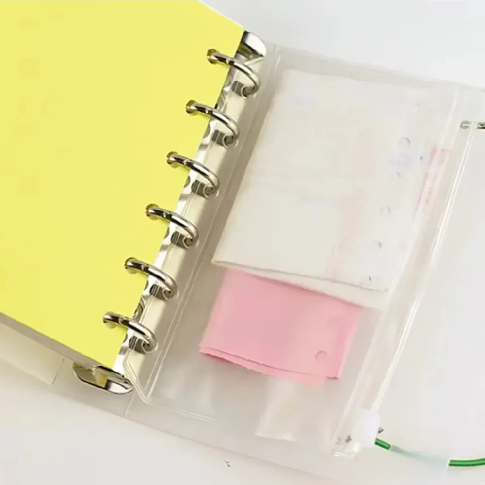 10Pcs  A5 A6 A7 Binder Pocket  - đánh giá và giá Portfolio Folder Zip