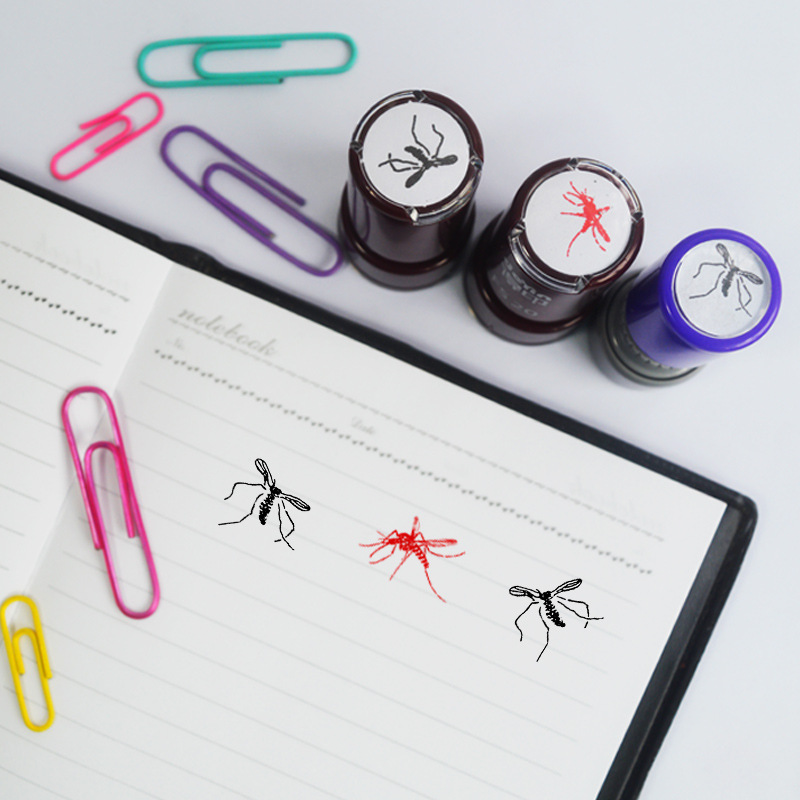 1/4pcs Mosquito Pattern Self-I - đánh giá và giá Self Inking Stamp