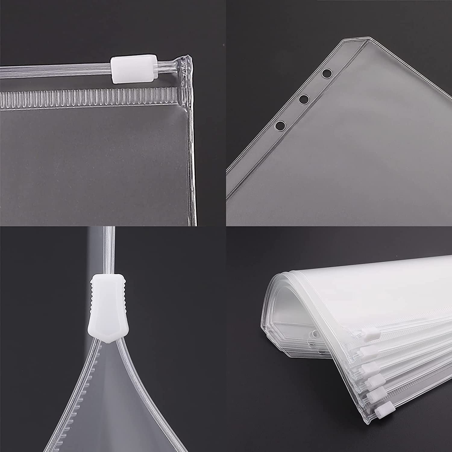A5 A6 A7 Zipper Loose Leaf Bag - đánh giá và giá Portfolio Folder Zip