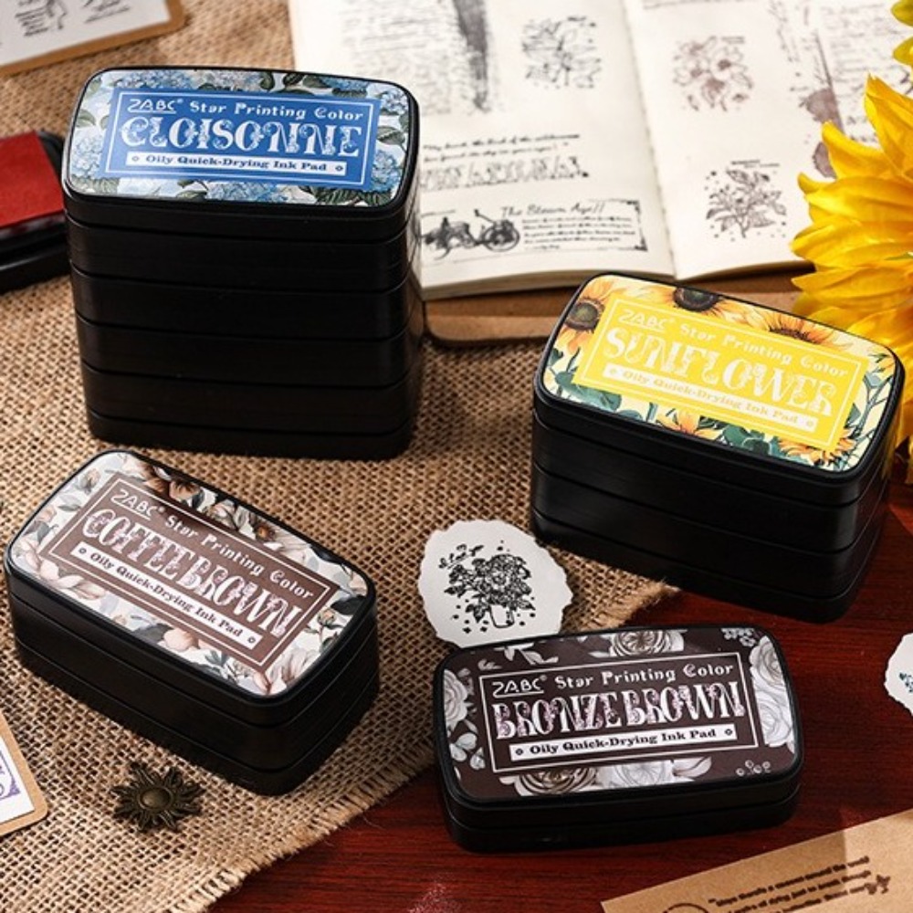 Portable Colorful Ink Pad Rect - đánh giá và giá Self Inking Stamp