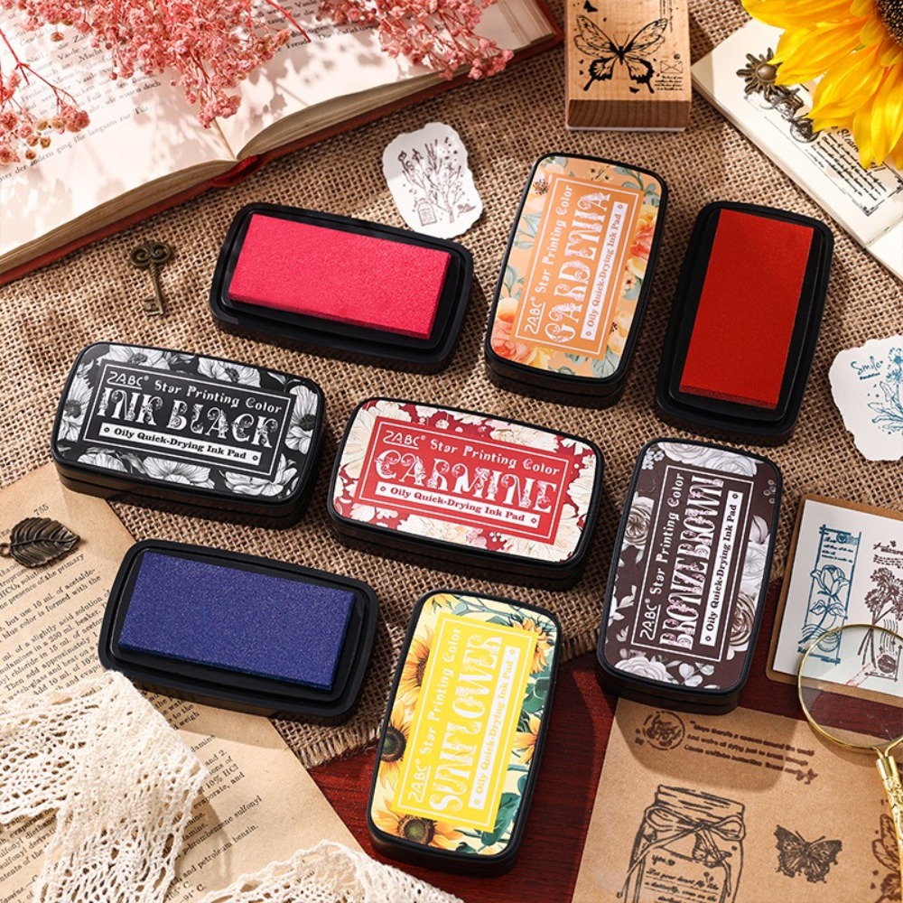 Portable Colorful Ink Pad Rect - đánh giá và giá Self Inking Stamp