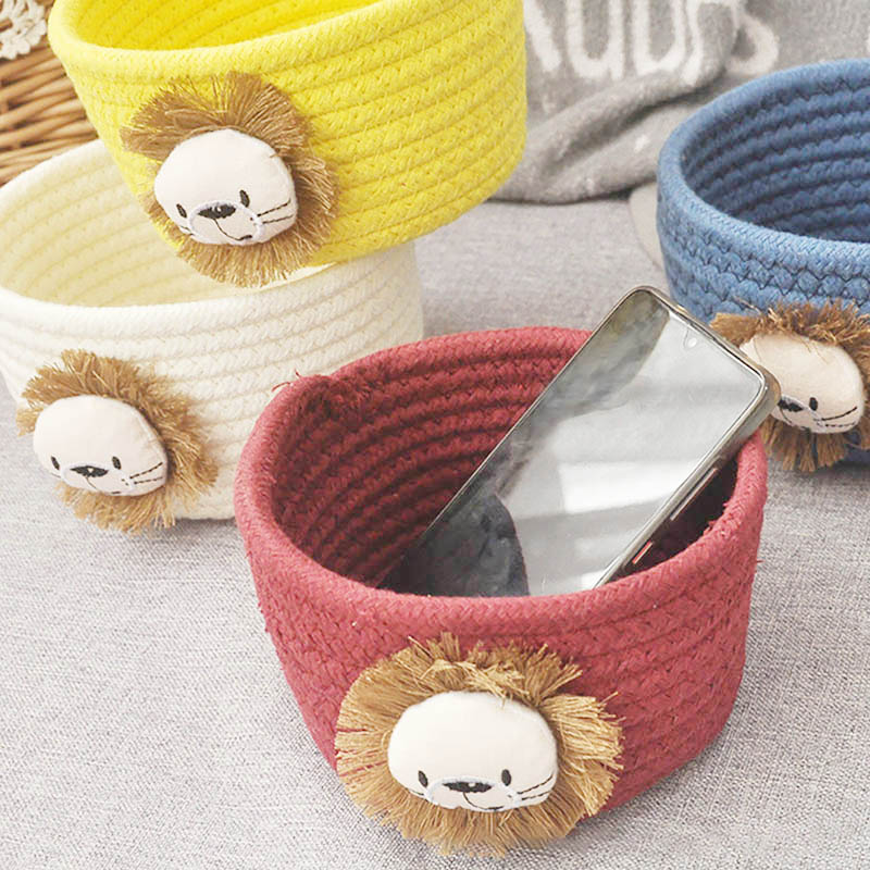 Cartoon Lion Woven Storage Bas - đánh giá và giá Lion Stationery & Office Supply(Kunshan)Co.Ltd