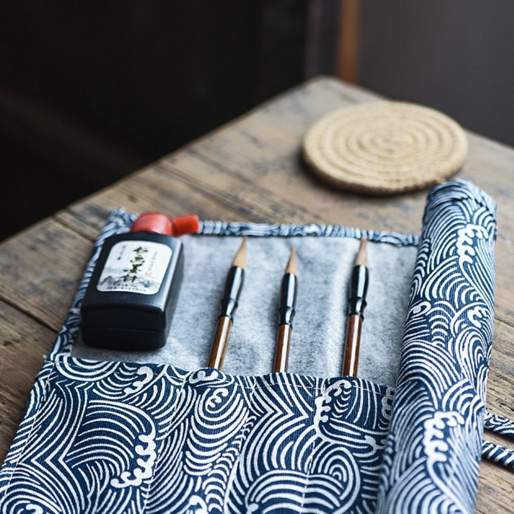 Chinese Style Roll Pen Curtain - đánh giá và giá Pen Pouch Roll
