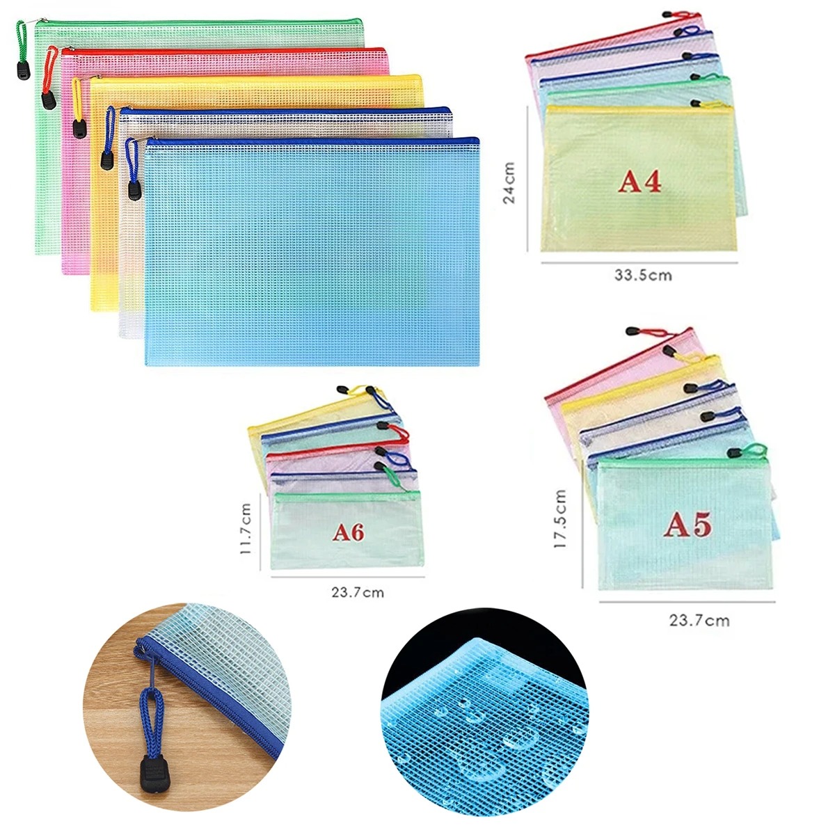 5-100PCS Stationery Storage Fo - đánh giá và giá Portfolio Folder Zip