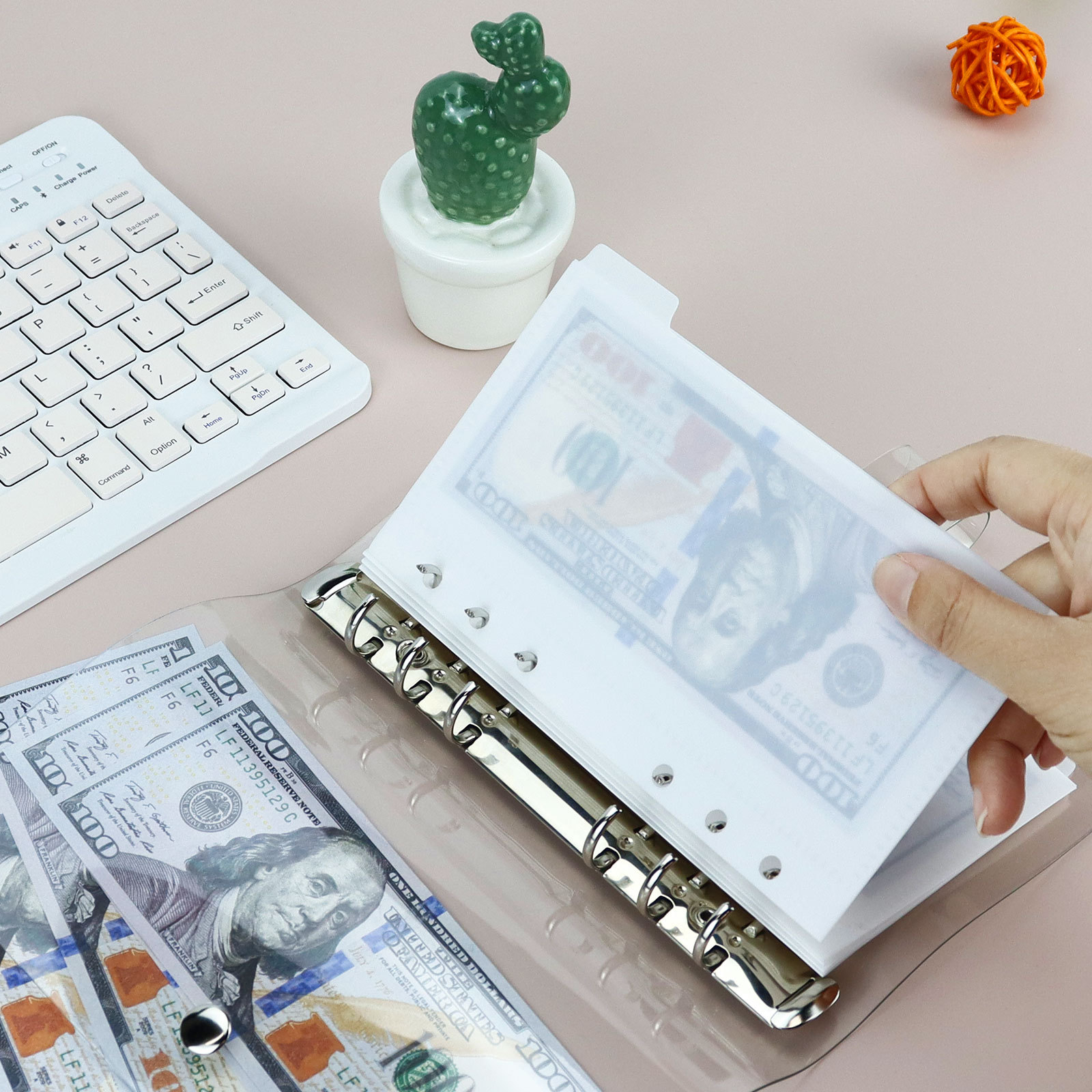 A6/A7 5Pcs Binder Pockets Bind - đánh giá và giá Portfolio Folder Zip