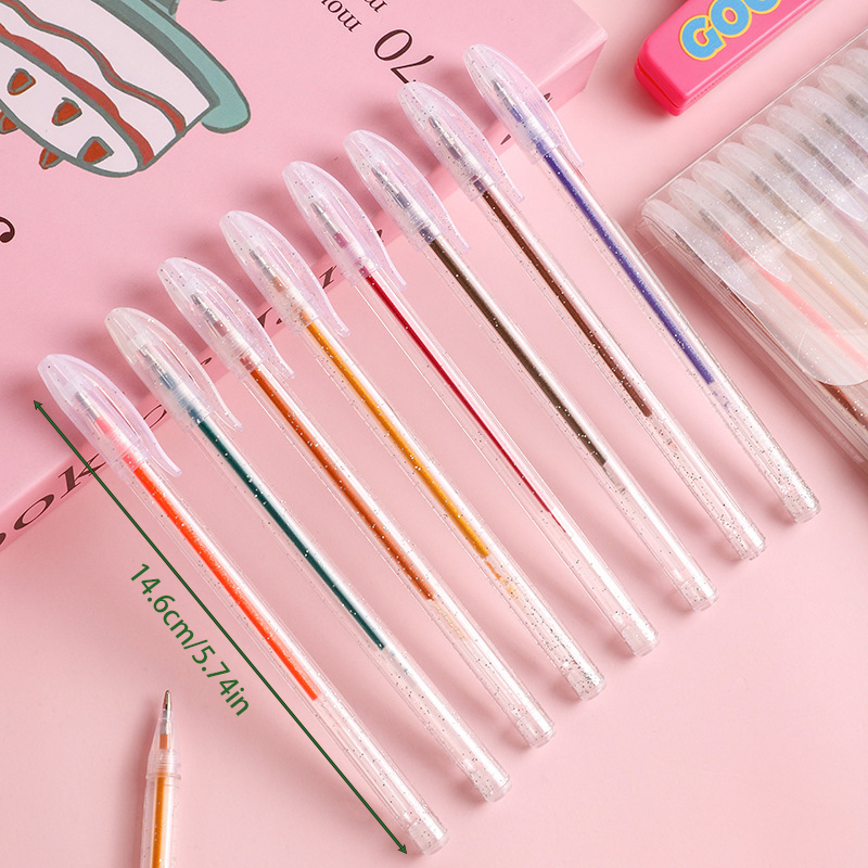 8/12/18-Piece Special Glitter  - đánh giá và giá Gel Ink Pen Set