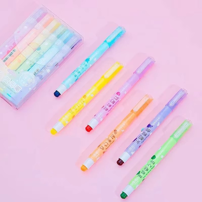 6 Colors/set Pastel Gel Highli - đánh giá và giá Highlighter Set Pastel