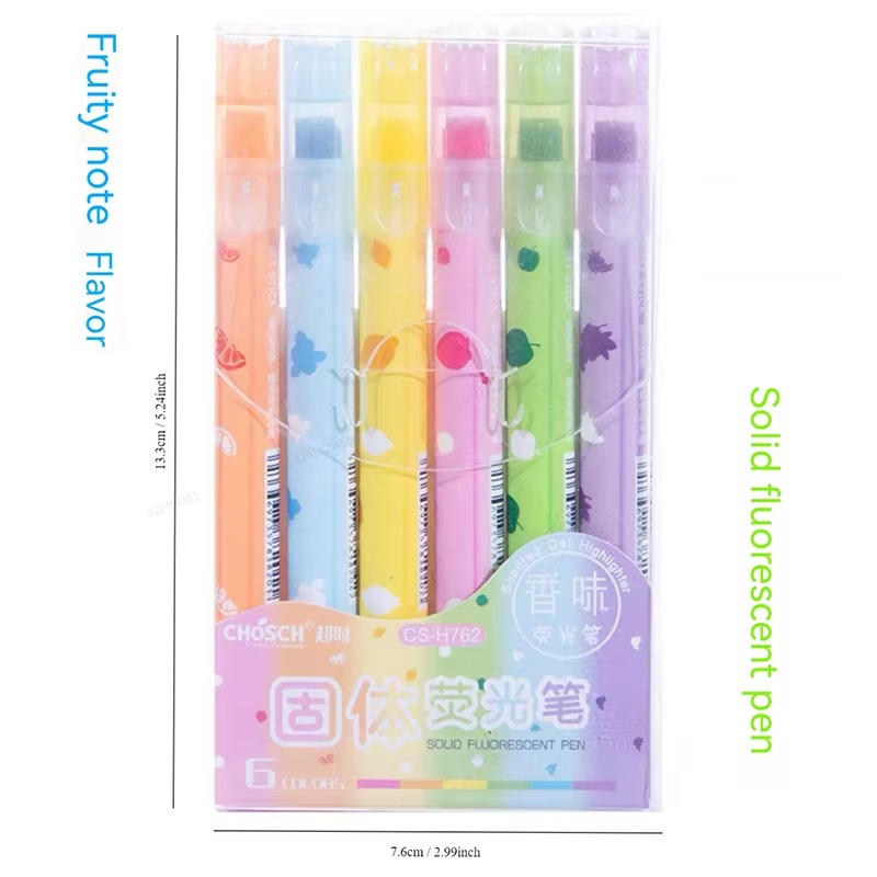 6 Colors/set Pastel Gel Highli - đánh giá và giá Highlighter Set Pastel