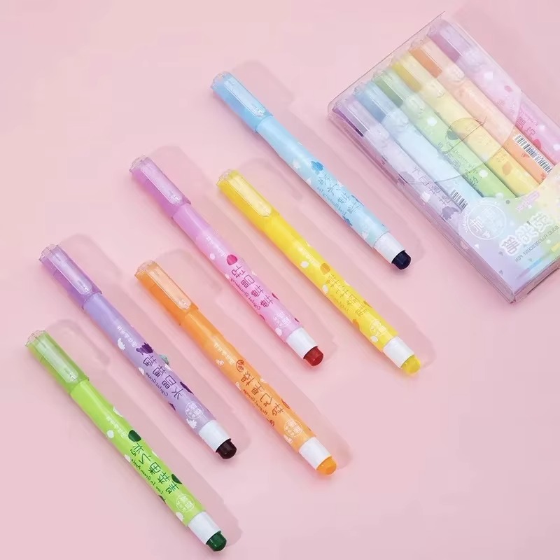 6 Colors/set Pastel Gel Highli - đánh giá và giá Highlighter Set Pastel